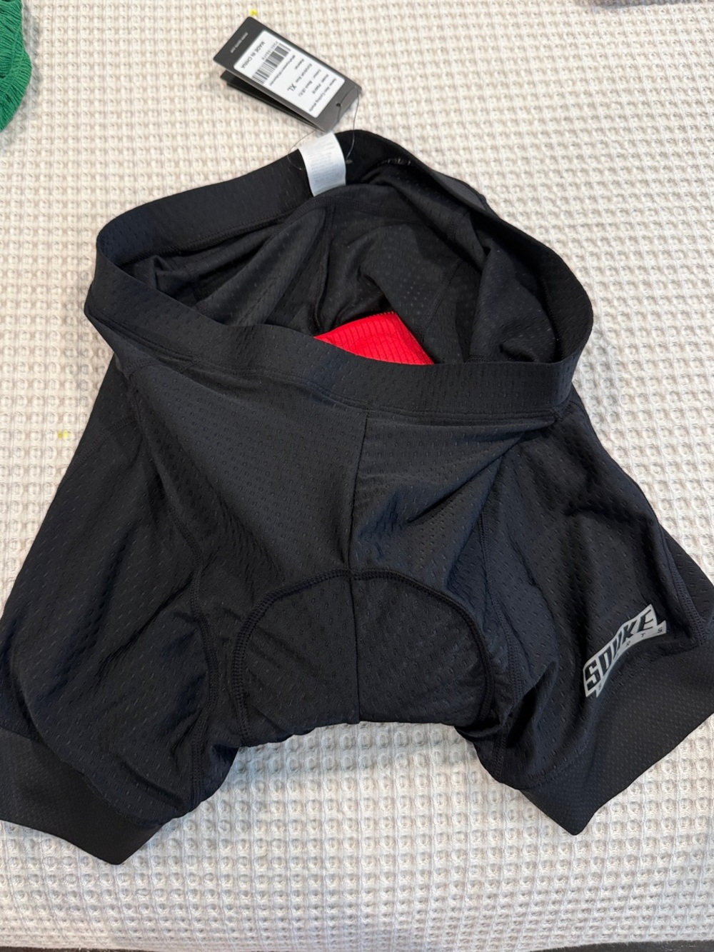 Black SOUKE Cycling  Shorts